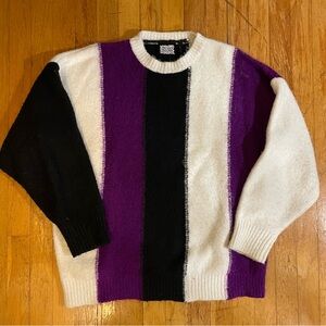 ASOS reclaimed vintage 90s mohair striped sweater